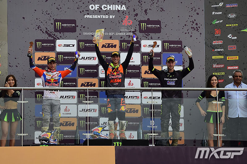 MX2 PODIUM MOTOCROSS GP 18 CHN 2019