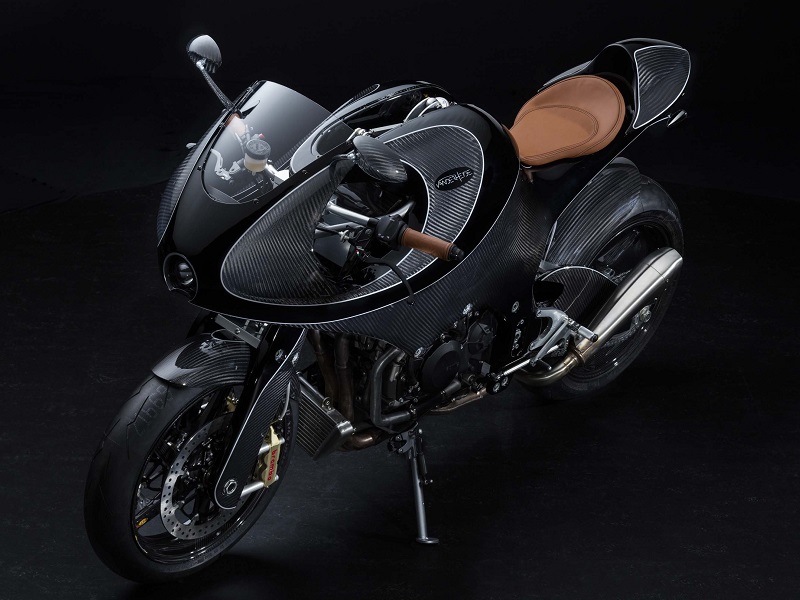 VanderHeide Motorcycles Gentlemans Racer carbon fiber monocoque 01UVODNA