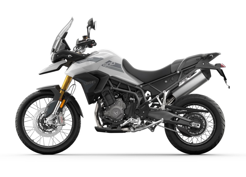 Tiger 900 RALLY MY20 Pure White LHS