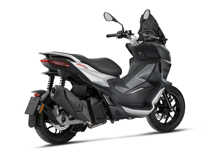 aprilia sr gt 125 grigio 3 4postdx