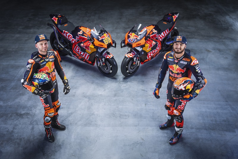 2023 red bull ktm motogp with brad binder and jack miller