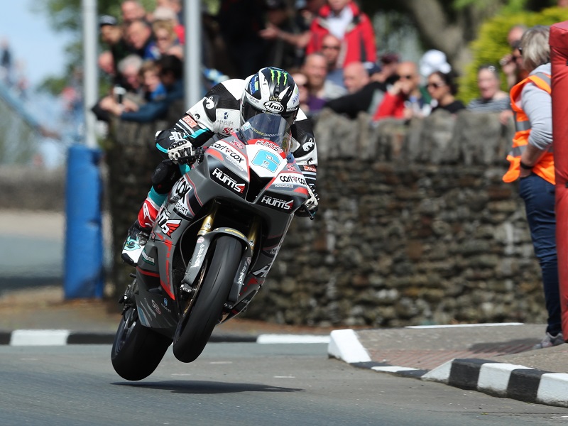 26/05/2019: Michael Dunlop (600 Honda/MD Racing) at St Ninian's during the opening practice session for the Isle of Man TT. PICTURE BY DAVE KNEEN/PACEMAKER PRESS. 
