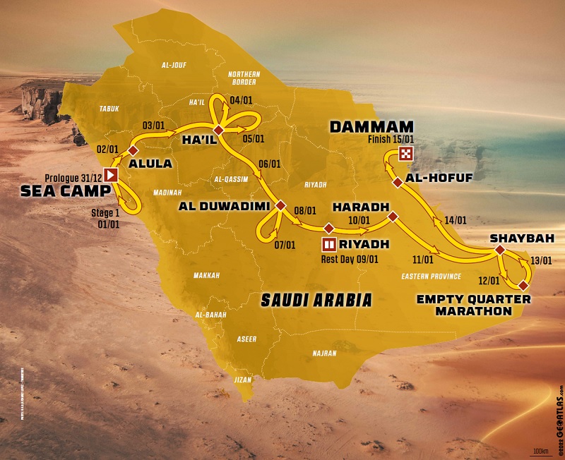 Dakar2023ruta