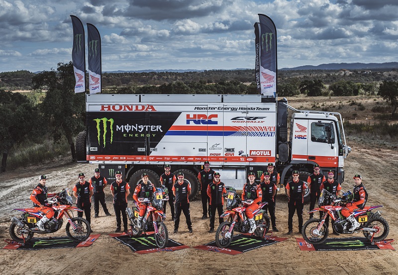 Monste Energy Honda Rally Team 5