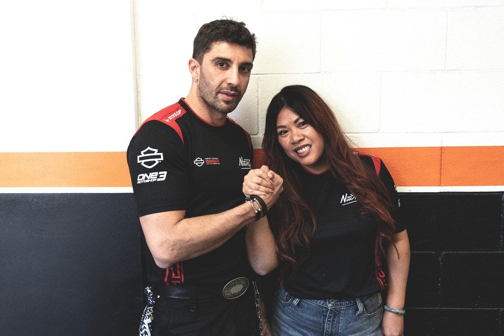 Andrea Iannone and Angela Khuu Niti Racing 00 H