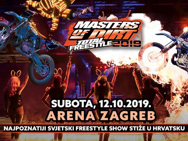 „Masters of Dirt Total Freestyle“ spektakl dolazi u Arenu Zagreb 12. listopada