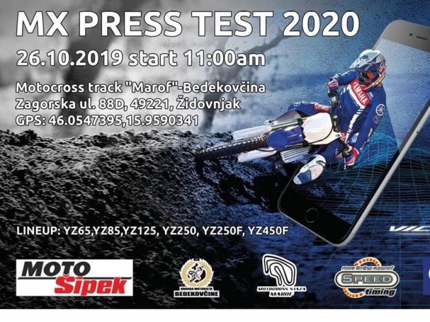 Yamaha MX Press test u Bedekovčini